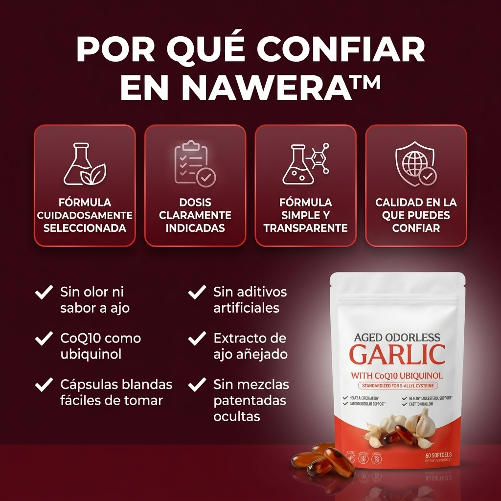 Nawera™ Ajo añejado sin olor