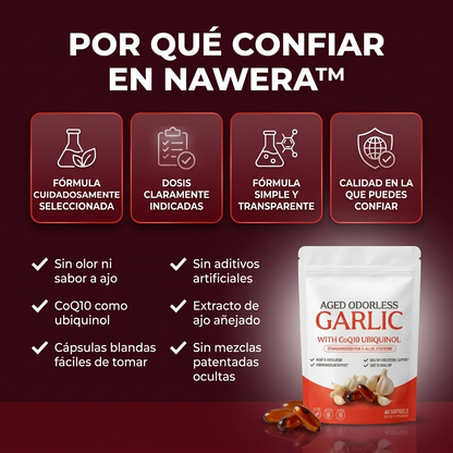 Nawera™ Ajo añejado sin olor